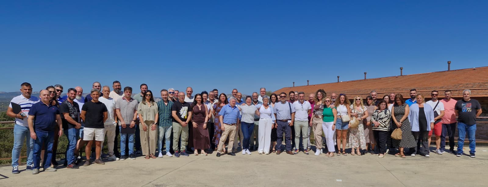 Asistentes a la XXIII Escuela de Verano de la Fundación Cultura y Trabajo de UGT Extremadura.